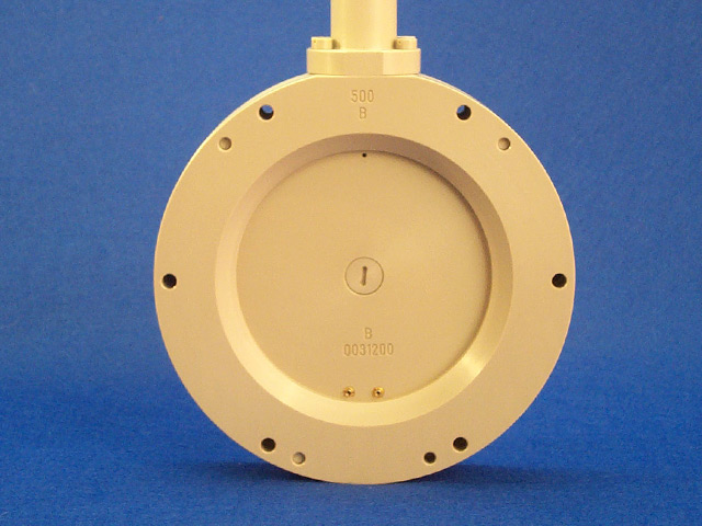 Wafer holder Single 4 EC - equipped with electrical backside contacts. Contacts position are customer specific.