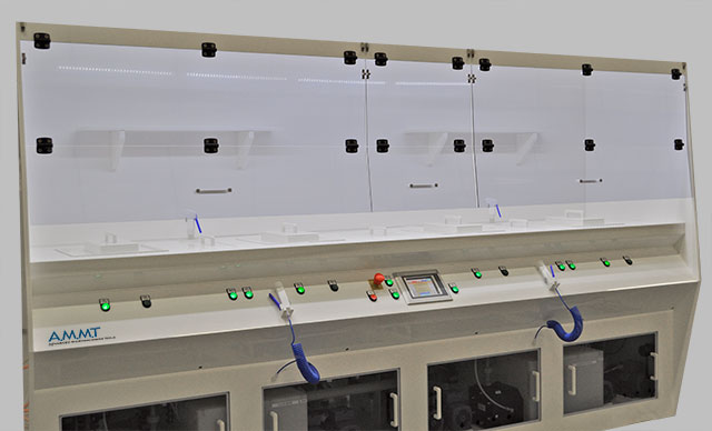 4 channel porous silicon etching system
