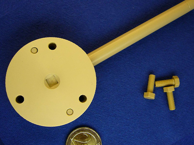 Closed single chip holder for a customer specific chip size.