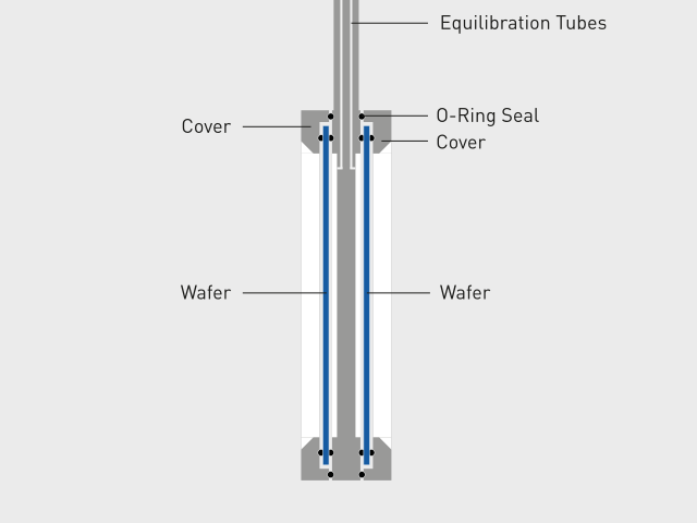 Schematic diagram of the Tandem series wafer holder